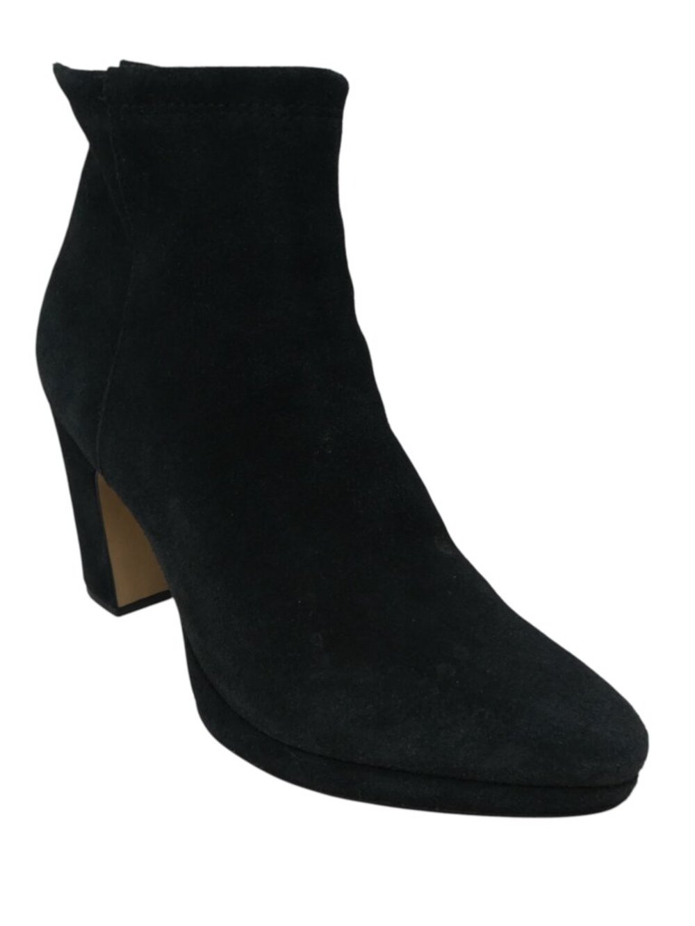 Corso Como Illeniya Black Suede Heeled Ankle Boots‎ Womens 7